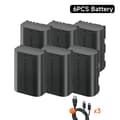 Pikkukuva 2 / 2: Canon LP-E6 -akku, 2400mAh kapasiteetti, yhteensopiva Canon EOS -kameroiden kanssa, 6 kpl paristoja