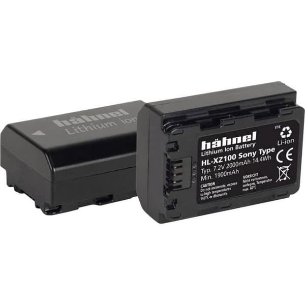 Kamerabatteri - Hà¤hnel - Ersätter NP-FZ100 - 7,2V - 2000mAh - Litiumjon