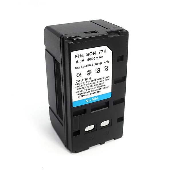 Kameran akku, 4000mAh kapasiteetti, 6.0V jännite, ladattava Ni-MH,NP-77H Akun