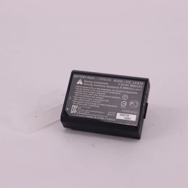 Kamerabatteri, 860mAh kapacitet, 7.4V spænding, kompatibel med flere Canon-modeller,10Pcs LP-E10 Batteri