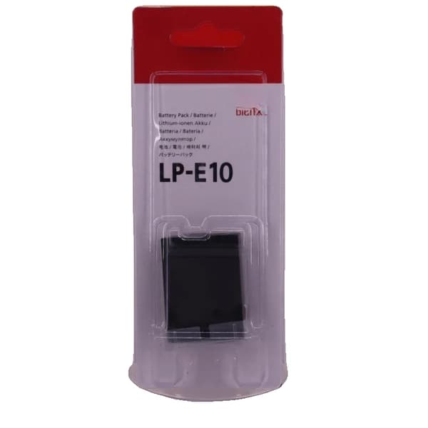 Kamerabatteri, 860mAh kapacitet, 7.4V spænding, kompatibel med flere Canon-modeller,10Pcs LP-E10 Batteri