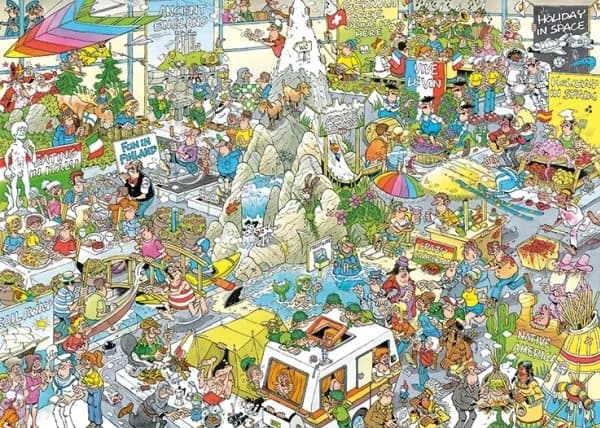 TM Leksaker Jumbopussel 1000 Haasteren Turistmässa G3