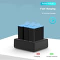 Miniatyrbillede 4 af 6: TELESIN S0-BCG-1 Til GoPro Hero 13 Batterioplader Dock Base 3 Opladningsboks