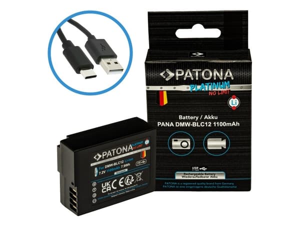 PATONA 1402 kamera/kamerabatteri Litium-ion (Li-Ion) 1100 mAh
