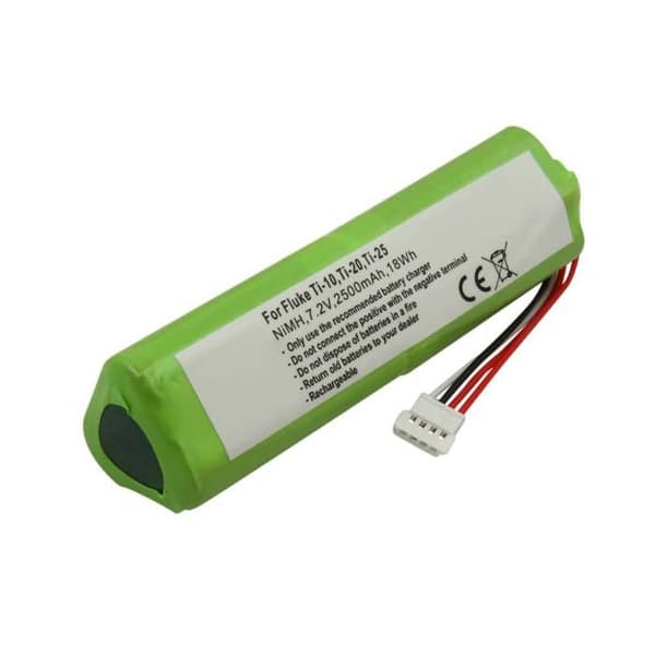 Batteri för Fluke Ti-10 Ti-20 Ti-25 7,2V 2500mAh NiMH