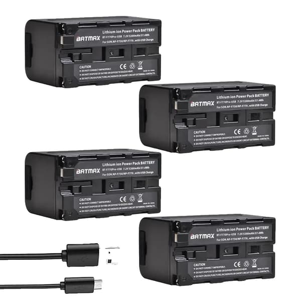 Vakiopatteri, ladattava Li-ion, suuri kapasiteetti,4 Akut  7800mah
