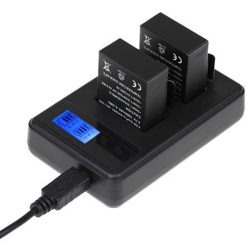 LCD batterilader til GoPro HERO3 Batteri