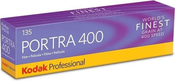 Kodak Portra 400 ISO med 36 billeder - 5 pakke - Professionelle farvefotoruller til analog fotografering