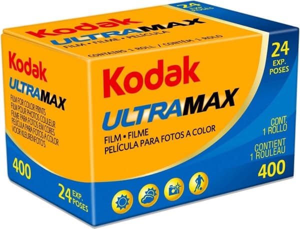 Kodak Ultra Max 400 135/24 35 mm filmirulla, jossa 24 kuvaa
