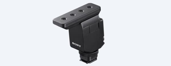 Sony ECM-B10 - Mikrofon - til Sony ZV-E10L, en ZV-E10, ZV-E10L, en VLOGCAM ZV-E10L, a1, a7 IV, a7C, a7R IV, a7s III, a9 II (ECMB10.CE7)