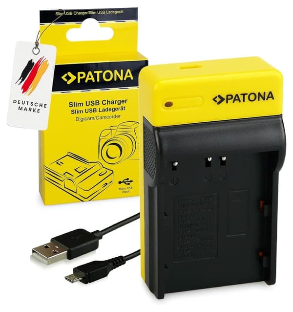 PATONA nabíječka Foto Nikon EN-EL3/EN-EL3E slim, USB