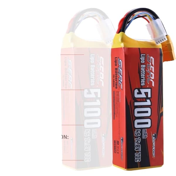 Lipo-batteri, 2250mAh kapacitet, XT90-kontakt, 14,8V, 2250-4S-25C-XT60-2st