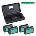 Miniatyrbillede 2 af 2: Sony NP-FW50 batteri, 2-i-1 oplader og opbevaringsboks, kompatibel med Sony Alpha A6500 A6300 A6000., 3 Batteri 1 Oplader