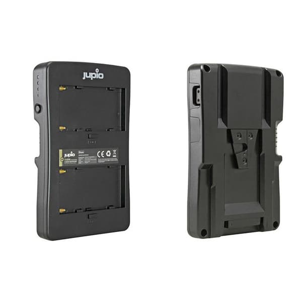 Jupio proline v-mount adapterplatta kompatibel med 2x sony np-f serie