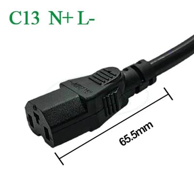 Batterioplader, 84V udgang, 5A strøm,3Pin C13, EU (200-240V)