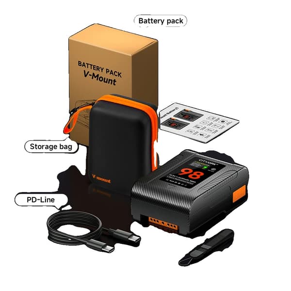 V-Mount Batteri, 6650mAh Kapacitet, Touch Screen Interface,BP-98W-C