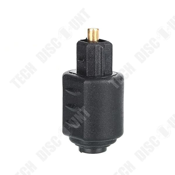 Digital ljudadapter - TD® - 3,5 mini fyrkantig till rund - Optisk fiber - Förlustfri signal - HI-FI