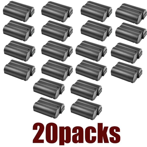 Kamerabatteri EN-EL15, 2000mAh kapacitet, pakke med,20