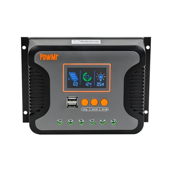 PWM Solcelle Laderegulator, 30A 60A 80A Muligheder, Multi-Spændingskompatibilitet,60A PWM-controller
