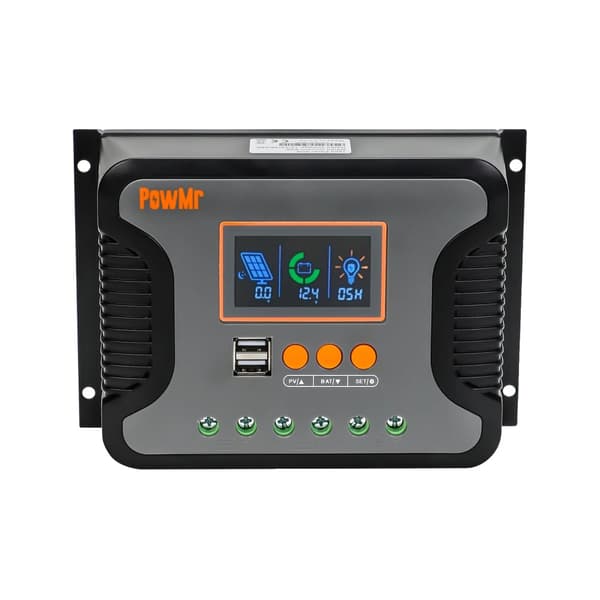 PWM Solcelle Laderegulator, 30A 60A 80A Muligheder, Multi-Spændingskompatibilitet,60A PWM-controller