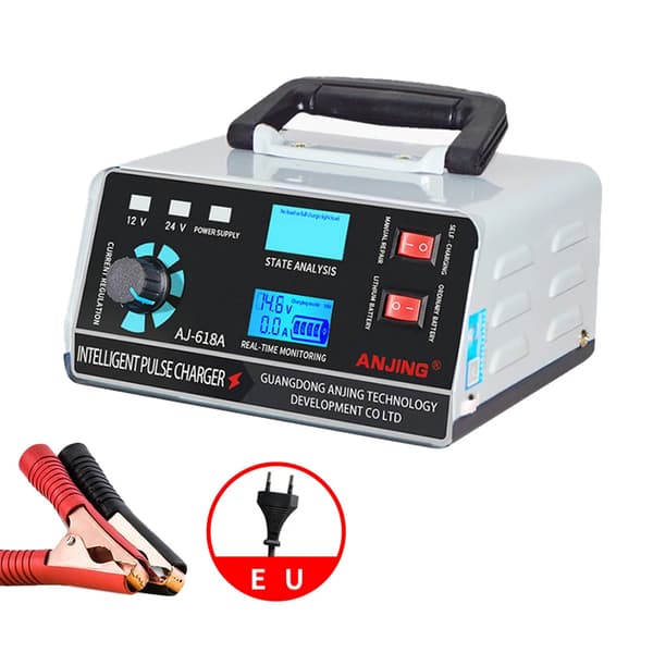Bilbatterioplader, 400W effekt, intelligent pulserende oplader,EU