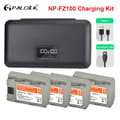 Miniatyrbillede 2 af 2: NP-FZ100-batteri, 2600mAh kapacitet, USB Type-C opladning,4Batteri 1Oplader