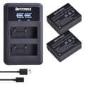 Miniatyrbillede 1 af 2: Genopladeligt batteripakke, 1260mAh kapacitet, 7.4V spænding, dual oplader,2 Batteri 1 Oplader