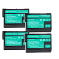 Miniatyrbillede 1 af 2: EN-EL15 Batteri og Oplader Sæt, 2500mAh Kapacitet, LCD Dobbelt Slot Oplader,4 PCS Batteri