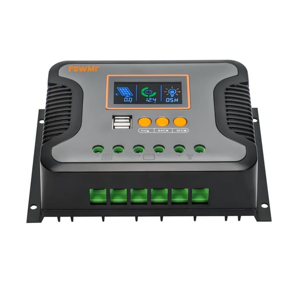 PWM Solcelle Laderegulator, 30A 60A 80A Muligheder, Multi-Spændingskompatibilitet,80A PWM-controller