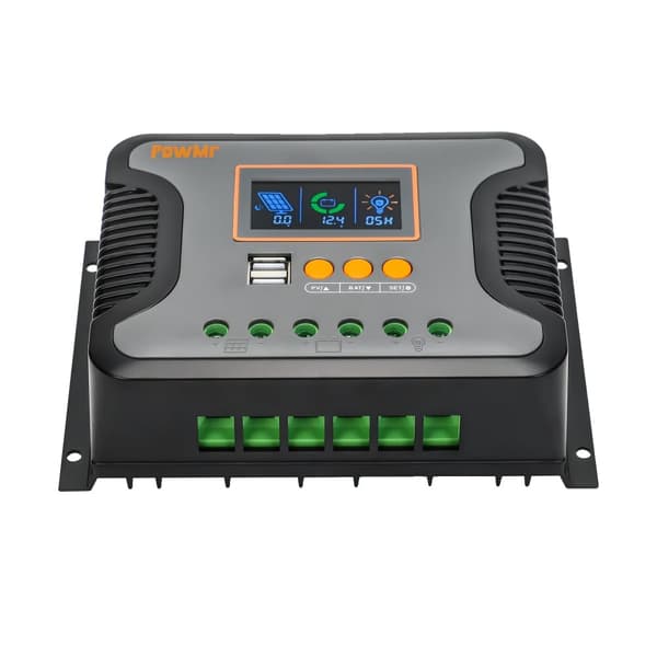 PWM Solcelle Laderegulator, 30A 60A 80A Muligheder, Multi-Spændingskompatibilitet,80A PWM-controller