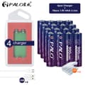 Miniatyrbillede 2 af 2: 1.5V AAA Li-ion genopladeligt batteri, 900mWh kapacitet, effektiv opladningsindikator,1,5V, 16 stk. og 4 opladere