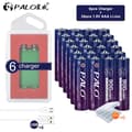 Miniatyrbillede 2 af 2: 1.5V AAA Li-ion genopladeligt batteri, 900mWh kapacitet, effektiv opladningsindikator,1,5V, 24 stk. og 6 opladere