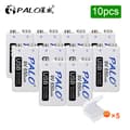 Miniatyrbillede 2 af 2: Genopladeligt 9V batteri, 650mAh kapacitet, opladning via Micro USB, 10 stk 9v