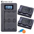 Miniatyrbillede 2 af 2: Kamerabatteripakke til Sony, dual USB-oplader, højkapacitets 2280mAh batterier,2 batterier og oplader