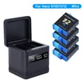 Miniatyrbillede 2 af 2: GoPro Batterioplader, 2000mAh Kapacitet, LCD Skærm,4Batteri 1 Oplader