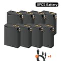 Miniatyrbild 2 av 2: LP-E10 Kamerabatteri, Typ-C Laddningsport, 2300mAh Kapacitet,8 st batteri