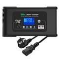 Miniatyrbillede 1 af 2: 35A Smart Bilbatterioplader, Dobbelt Spænding (12V/24V), Intelligent LCD Display,EU-stik