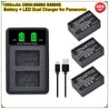 Miniatyrbillede 2 af 2: 1500mAh kapacitet, genopladeligt Li-ion, dobbelt oplader inkluderet,3 batteri 1 oplader