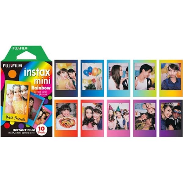 FUJIFILM INSTAX MINI RAINBOW FILM 10 EXPONERINGAR