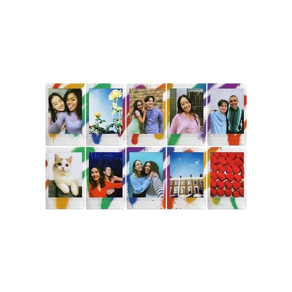 Fujifilm instant fotopapper Instax film Mini Monopack SPRAY ART (10v)