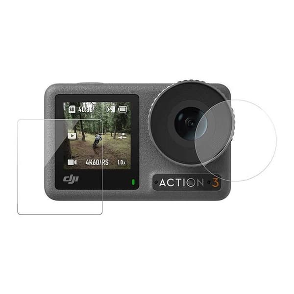 Fotoskyddsfilm - Telesinoptik - OA-FLM-007 - Härdat glasfilm för DJI Osmo Action 4/3.