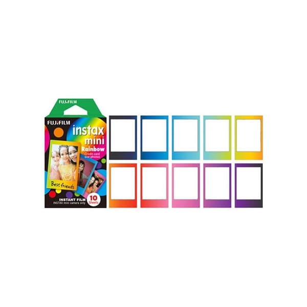FUJIFILM INSTAX MINI RAINBOW FILM 10 EXPONERINGAR
