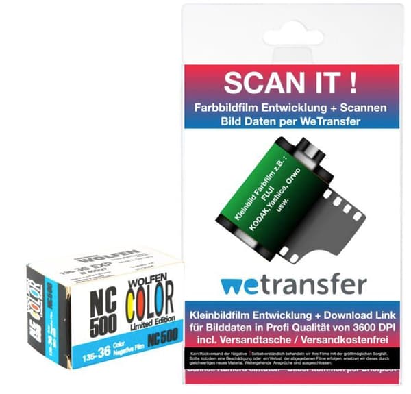 Fotofilm - negativ - Originalwolfen tryckfilm - FPPSCO
