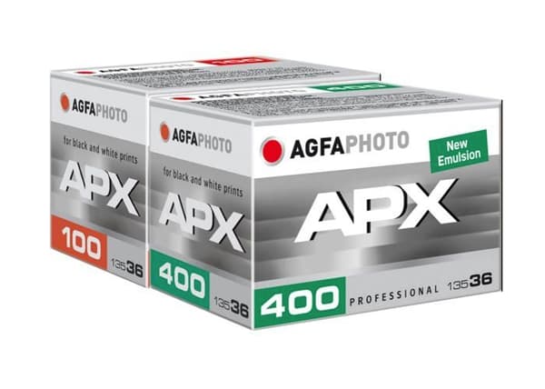 Fotofilm - negativ - Agfaphoto tryckfilm - AG6A4360-T - APX Testkit 100/400 ASA svartvitt