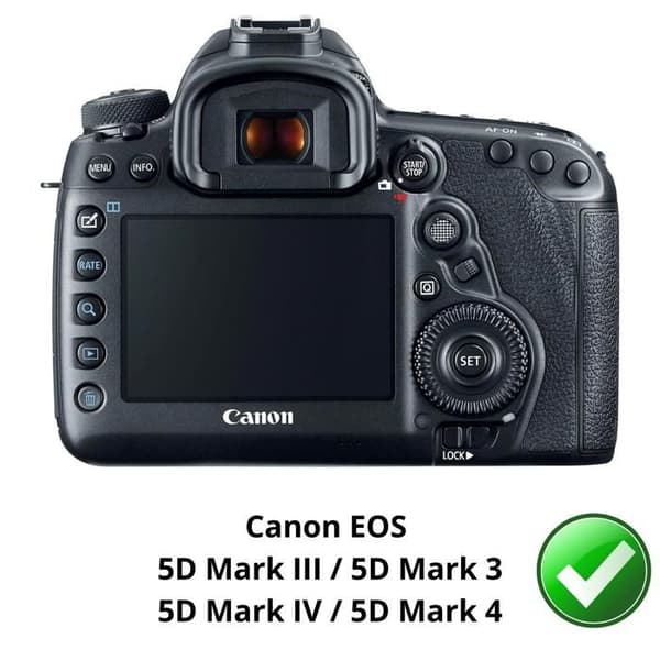 Skärmskydd - Phonillico - Pack 2 - Canon EOS 5D Mark III/IV - Motståndskraftig - Ultra tunn