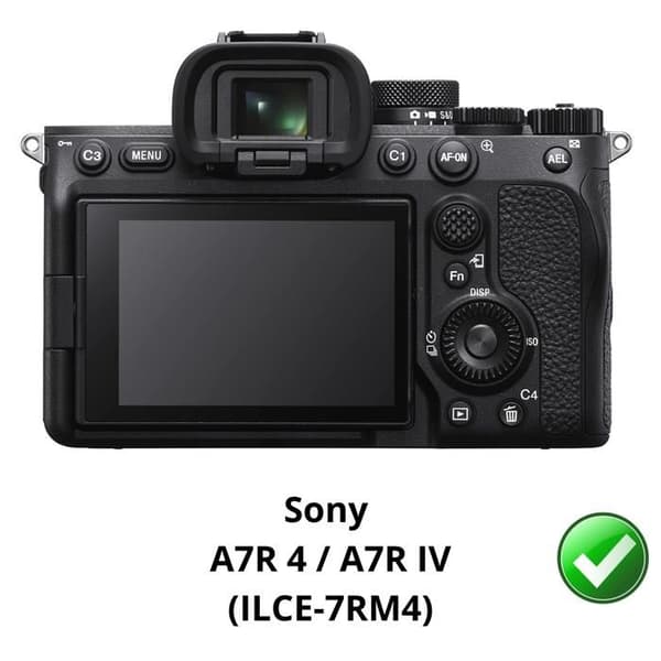 Skärmskydd - Phonillico - A7R IV - Paket 3 - Plastfilm - Repellenter mot repor