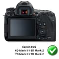 Miniatyrbild 2 av 3: Skärmskydd - Phonillico - Pack 2 - Canon EOS 6D Mark II - EOS 7D Mark II - Repellent mot repor