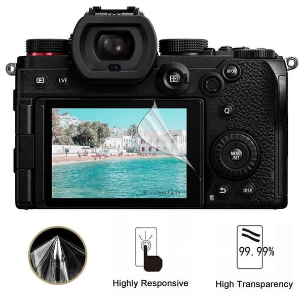 Skyddsskärm - Phonillico - Panasonic Lumix DC-S5 - Paket med 2 - Repningsbeständig - Supertunn