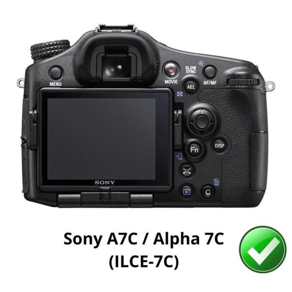 Skärmskydd - Phonillico - Sony A7C - Pack med 3 - Hållbar Plastfilm - Ultratunn