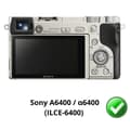 Miniatyrbild 2 av 3: Skyddsskärm för Sony Alpha 6400-A6400-α6400 [Pack 4] Ultra Tunn Hållbar Plastfilm Skyddare Phonillico